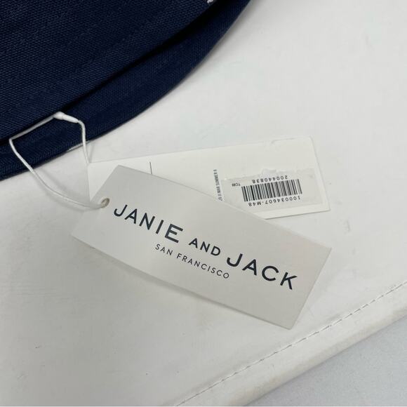 Janie & Jack Navy Sailboat Bucket Hat Boys NWT 4 to 5 years - Picture 4 of 6